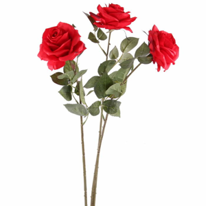 Růže DIJON umělá červená 64cm