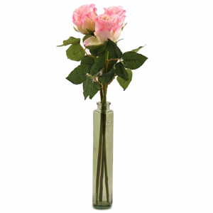 Růže EQUADOR řezaná umělá růžová 60cm