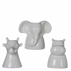 Slon/hroch/žirafa keramika mix 17,5cm