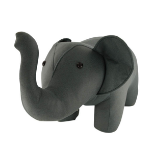 Stolička látkový slon tm.šedý 62cm