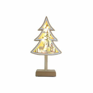 Strom na podstavci svítící LED vánoční motiv 33cm