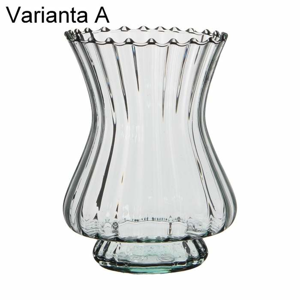 Svícen nebo váza skleněná HELGA 16cm mix tvarů A