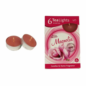 Svíčka čajová vonná Tea Lights 6ks Magnolia