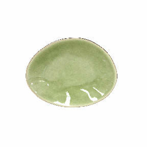 Talíř ovál RIVIERA keramika sv.zelená 16cm