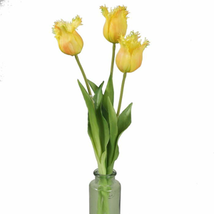 Tulipán SALLY řezaný umělý 45cm žlutý