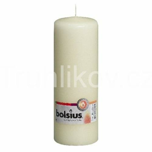 Válcová svíčka 20cm BOLSIUS slonová kost