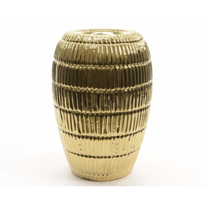 Váza dekor linky 19cm keramika