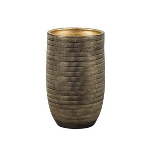 Váza LE HAVRE 20-02WG keramická zlato-černá 40cm