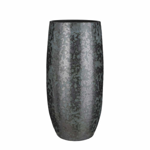Váza oválná NICOLAS keramika zelená/černá 50cm