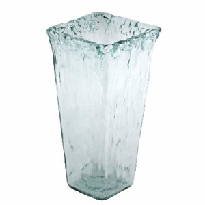 Váza PANDORA AUTHENTIC sklo hranatá 40cm