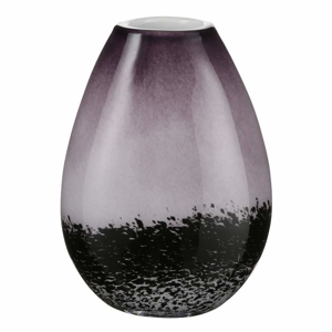 Váza skleněná LORETTA 30cm purpurová
