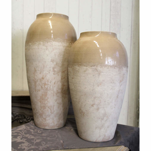 Váza TOSCANA keramika krémová 50cm