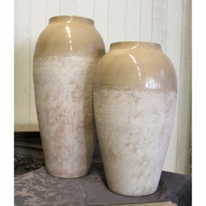 Váza TOSCANA keramika krémová 60cm