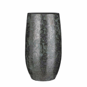 Váza válec NICOLAS keramika zelená 35cm