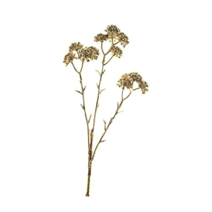 Větev se semeníky řezaná umělá zlatá 43cm