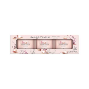 Votiv sklo YANKEE CANDLE Pink Sands 3ks