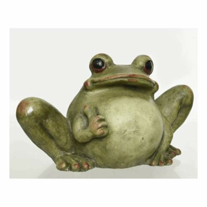 Žába sedící keramika zelená 55x31cm