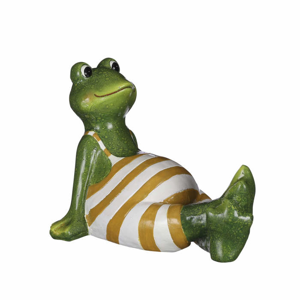 Žába sedící v plavkách keramika  28cm