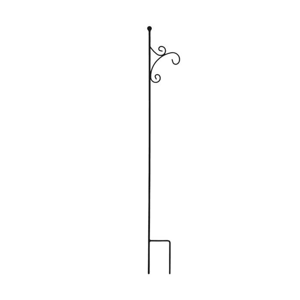 Zápich na lucernu/závěsný květináč AGER kovový černý 180cm
