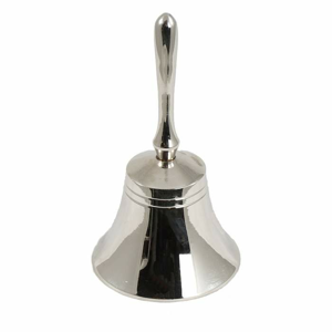 Zvonek niklový 11cm stříbrný